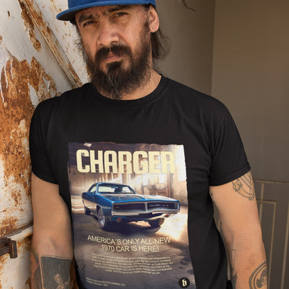 Organic T-Shirt »1970 Dodge Charger – Classic Cars« unisex - Baba Customs®