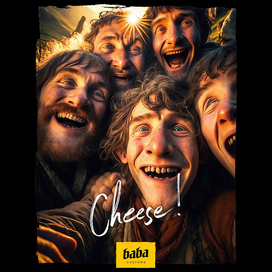 Organic T-Shirt »Cheese! Middle Earth« unisex - Baba Customs®